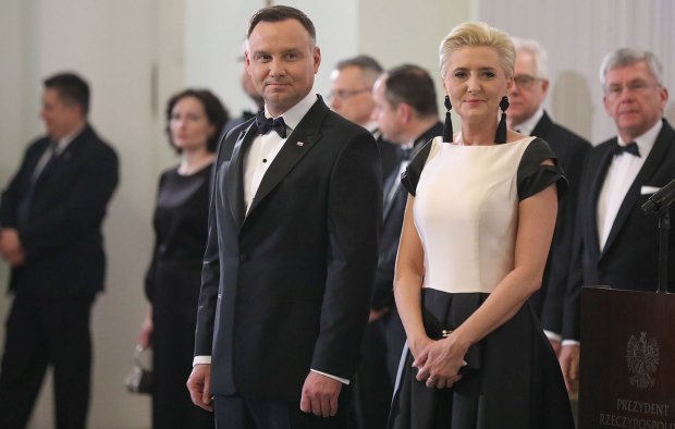 Президент Польши Анджей Дуда и его супруга Агата Дуда