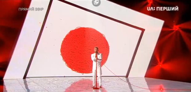 Євробачення 2018 перший півфінал Сергій Бабкін на сцені