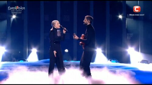 Евровидение 2018: фото с выступления дуэта Madame Monsieur – представителей Франции