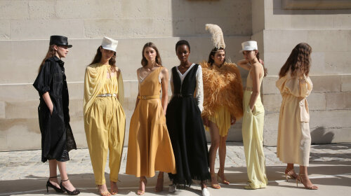 Backstage at Nina Ricci RTW Spring 2018