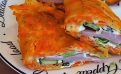 Морквяно-сирні коржики, кадр з відео