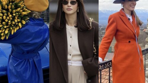 Яскравий тренд весни 2023: кольорові пальта на Осадчій, Вербинець, Клопотенко та Андраде
