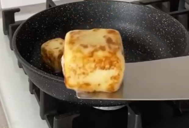 Квадратные сырники, кадр из видео