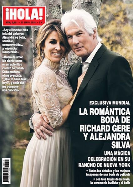 Річард Гір і Алехандра Сільва на обкладинці іспанського Hola!