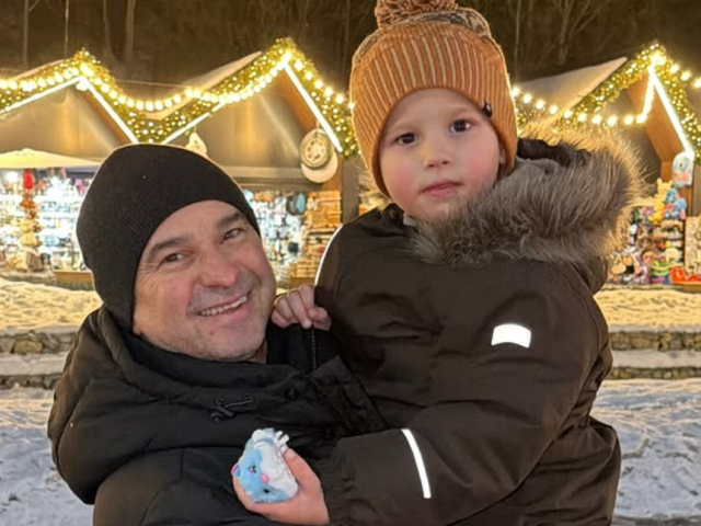 Віктор Павлік з сином, фото з соцмереж