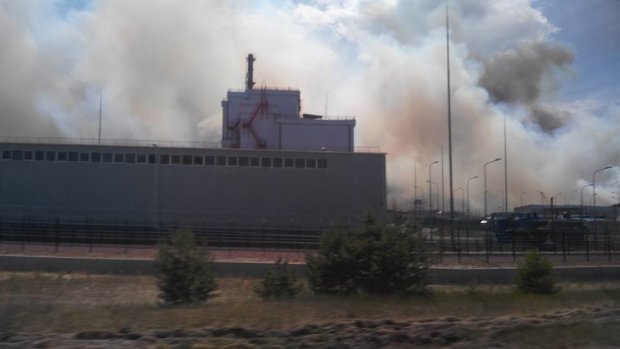 В Чернобыле горит «Рыжий лес»
