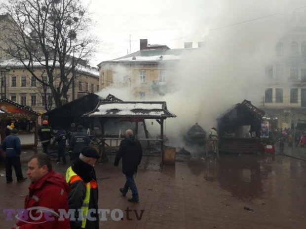 В центре Львова прозвучал взрыв