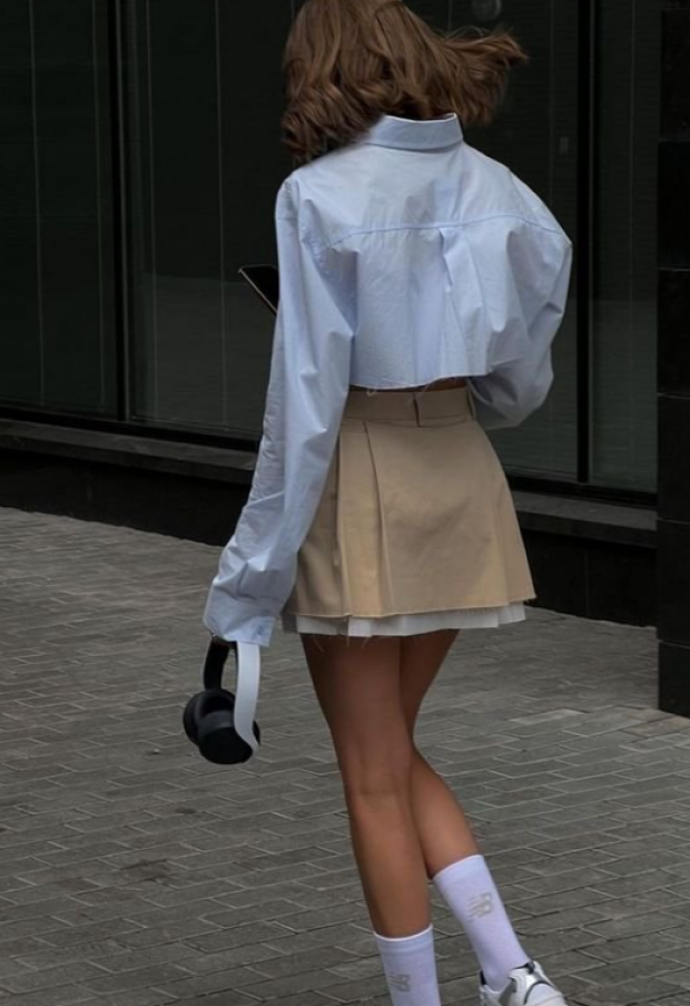 Міні з високою талією