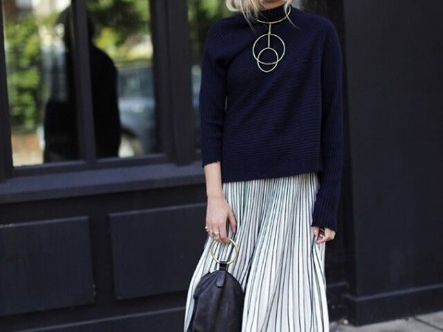 Eniwhere Fashion — Pleated skirt 012