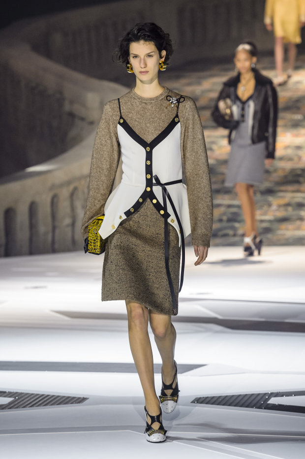 Трикотажное платье мини Louis Vuitton