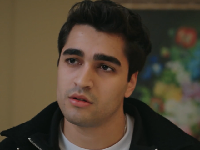 Чоловік, кадр із серіалу "Зимородок"