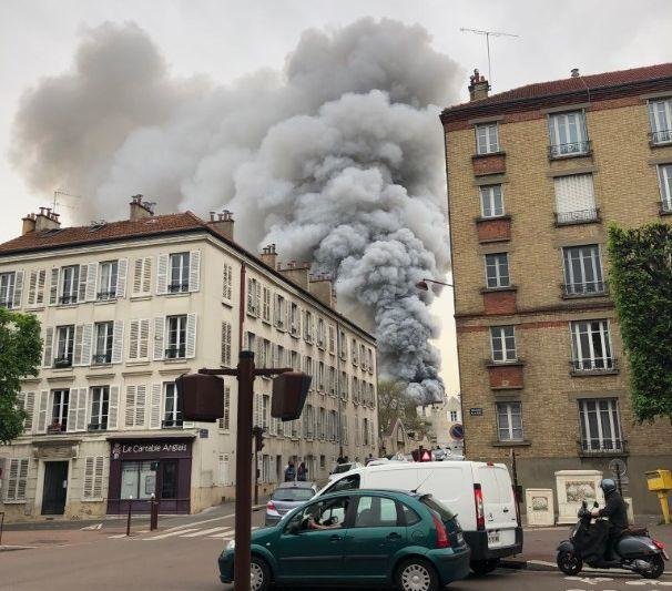 Пожар в Версале