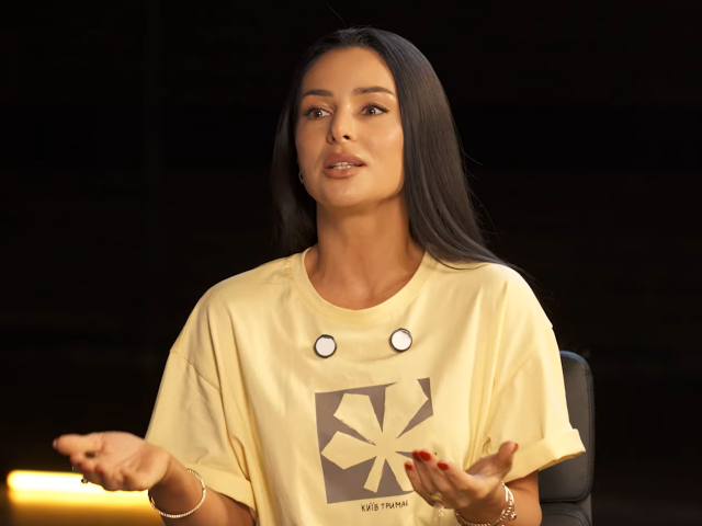 Злата Огнєвіч, кадр з інтерв'ю