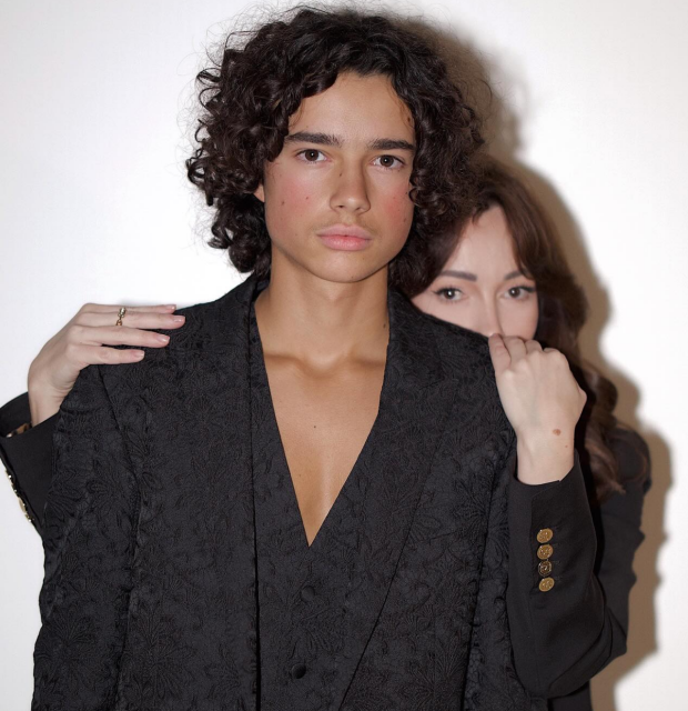 Екатерина Кухар с сыном Тимуром, фото из соцсетей