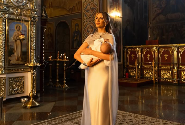 Леся Нікітюк з сином Оскаром, фото з соцмереж