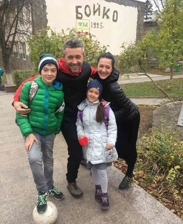 Сергей Бабкин с семьей