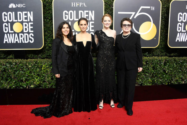 Жінки Голлівуду в чорному на честь руху "Time's Up"