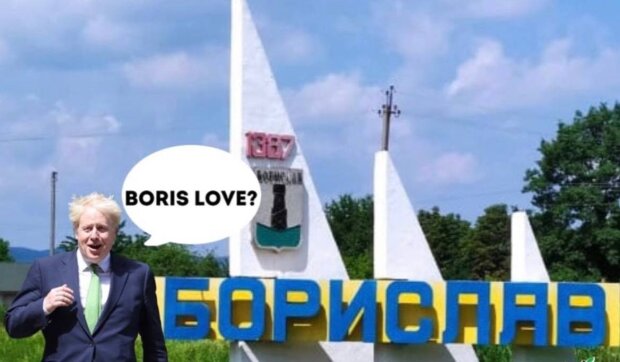 Как встречали Бориса Джонсона украинцы