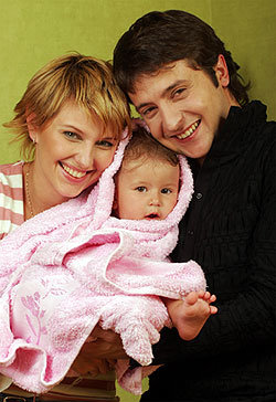 Володимир і Олена з донькою Олександрою