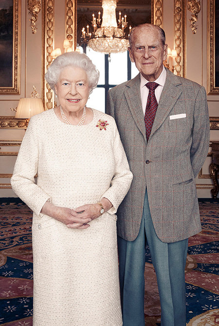 Королева Елизавета II и ее муж принц Филлипп