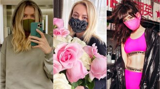 Дорофєєва, Брежнєва, Кароль, Тимошенко та інші знаменитості роблять фото в масках: хто з зірок став самим оригінальним