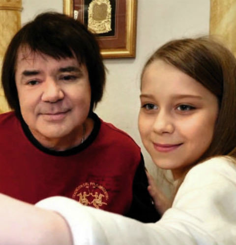 Евгений Осин с дочкой Анастасией
