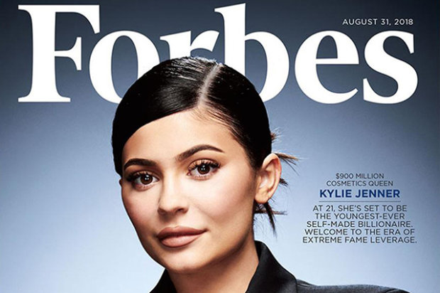 Кайли Дженнер на обложке журнала Forbes
