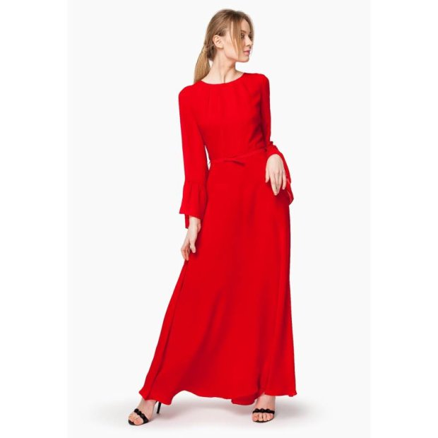 Червоне плаття на Новий рік. Вартість 6300 грн.