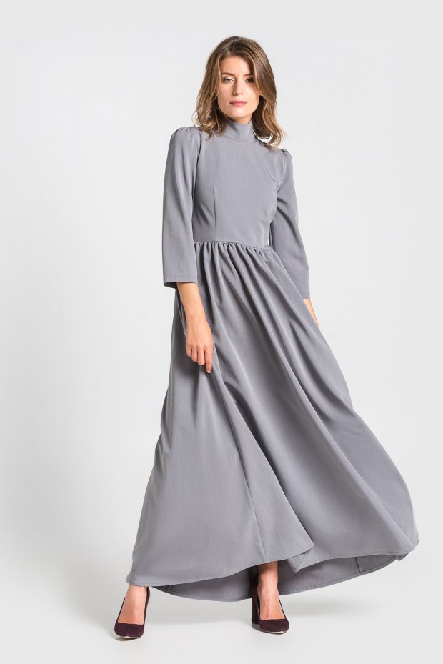 Сіра сукня на Новий рік 2019. Ціна: 1690 грн.