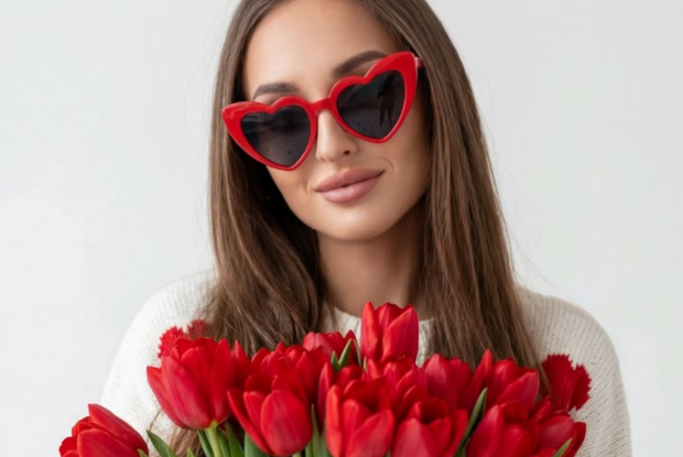 8 березня, квіти, тюльпани, дівчина, фото із соцмереж