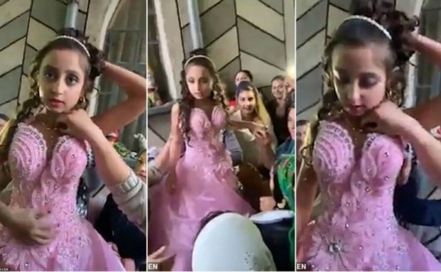 8-летняя невеста: детей цыган заставили дать друг другу клятву верности странным обрядом
