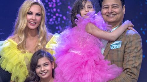 Камалия вывела на сцену 7-летних дочерей: Арабелла и Мирабелла впервые выступили перед публикой вместе с мамой