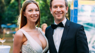 Дмитро Ступка з дружиною Поліною Логунової