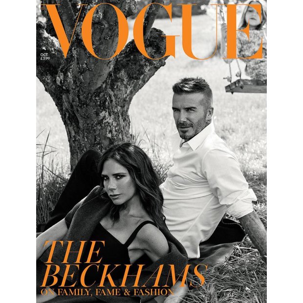 Вікторія та Девід Бекхем обкладинці британського Vogue