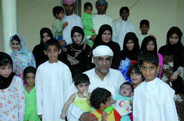 Семья Даада Рахмана из Объединенных Арабских Эмиратов