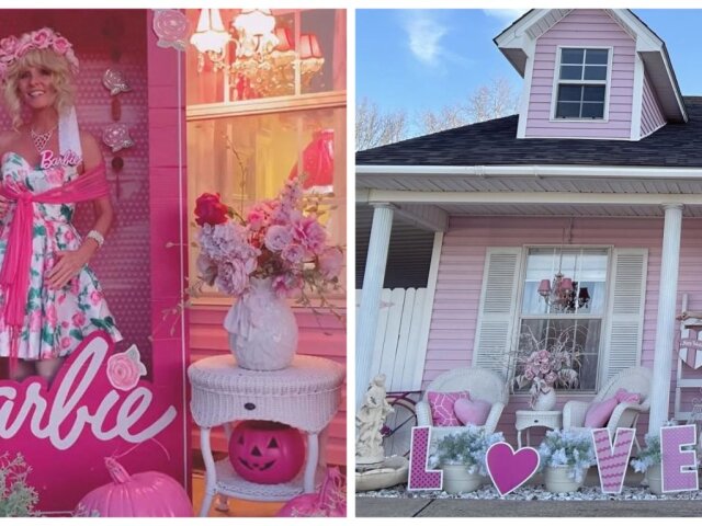 Бабуля с детства мечтала жить в розовом доме Барби, и это сбылось: как он выглядит