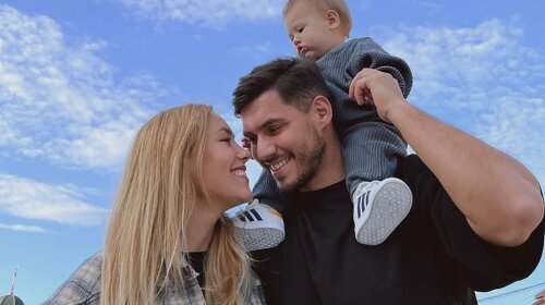 Даша Квиткова и Никита Добрынин поздравили сына с Днем рождения