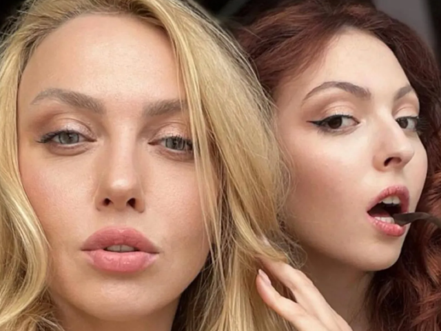 Оля Полякова та її дочка Маша