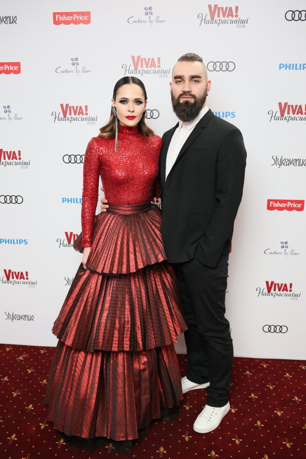 Юлия Санина с супругом