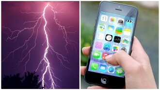 ​В Житомирской области молния попала в 15-летнюю девушку, которая дома разговаривала по мобильному телефону