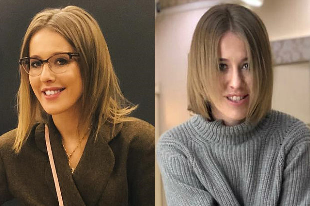 Ксения Собчак: до и после
