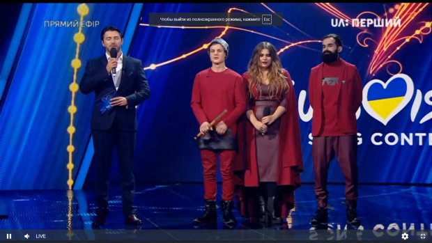 Евровидение 2018 первый полуфинал «KAZKA»