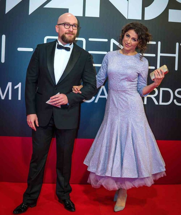 Надежда Матвеева на красной дорожке «M1 Music Awards 2017»