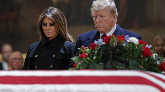 President George H. W. Bush Lies In State At U. S. Capitol