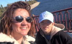 Оля Цибульська із сином