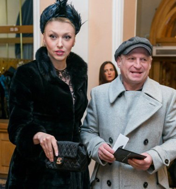 Оля Полякова и ее муж
