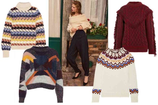 Теплый свитер – модная униформа на зиму