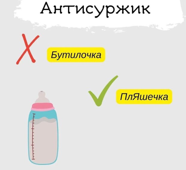 какие ошибки в украинском языке делают родители