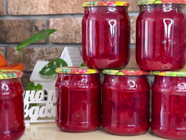 Борщовая заправка на зиму
