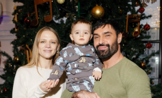 Віталій Козловський із сім'єю